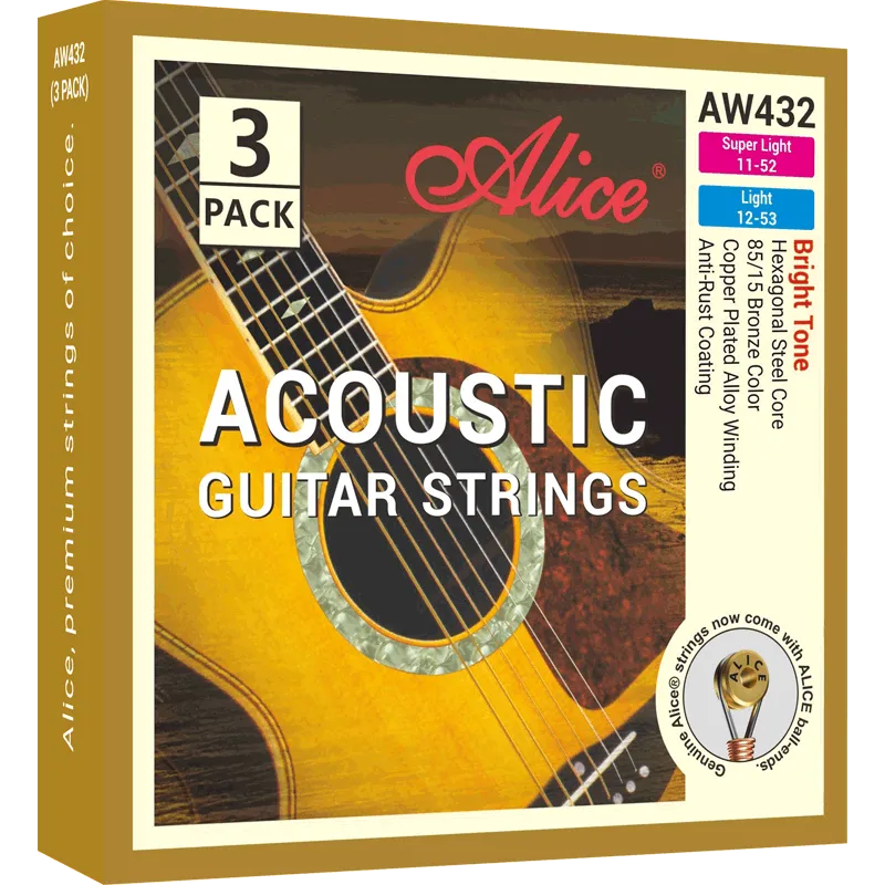 Alice acoustic guitar string AW432(3PACK)800x800
