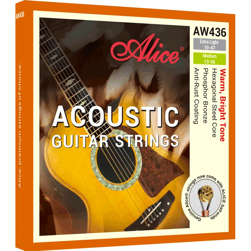 Alice acoustic guitar string AW436-XL,M 800x800
