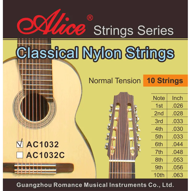 Alice classical guitar string AC1032-10 800x800